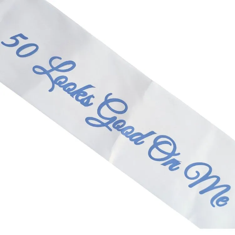 custom birthday sash age